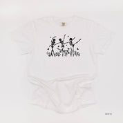 Ballerina Skellies - Comfort Colors Tee Little Mama Shirt Shop