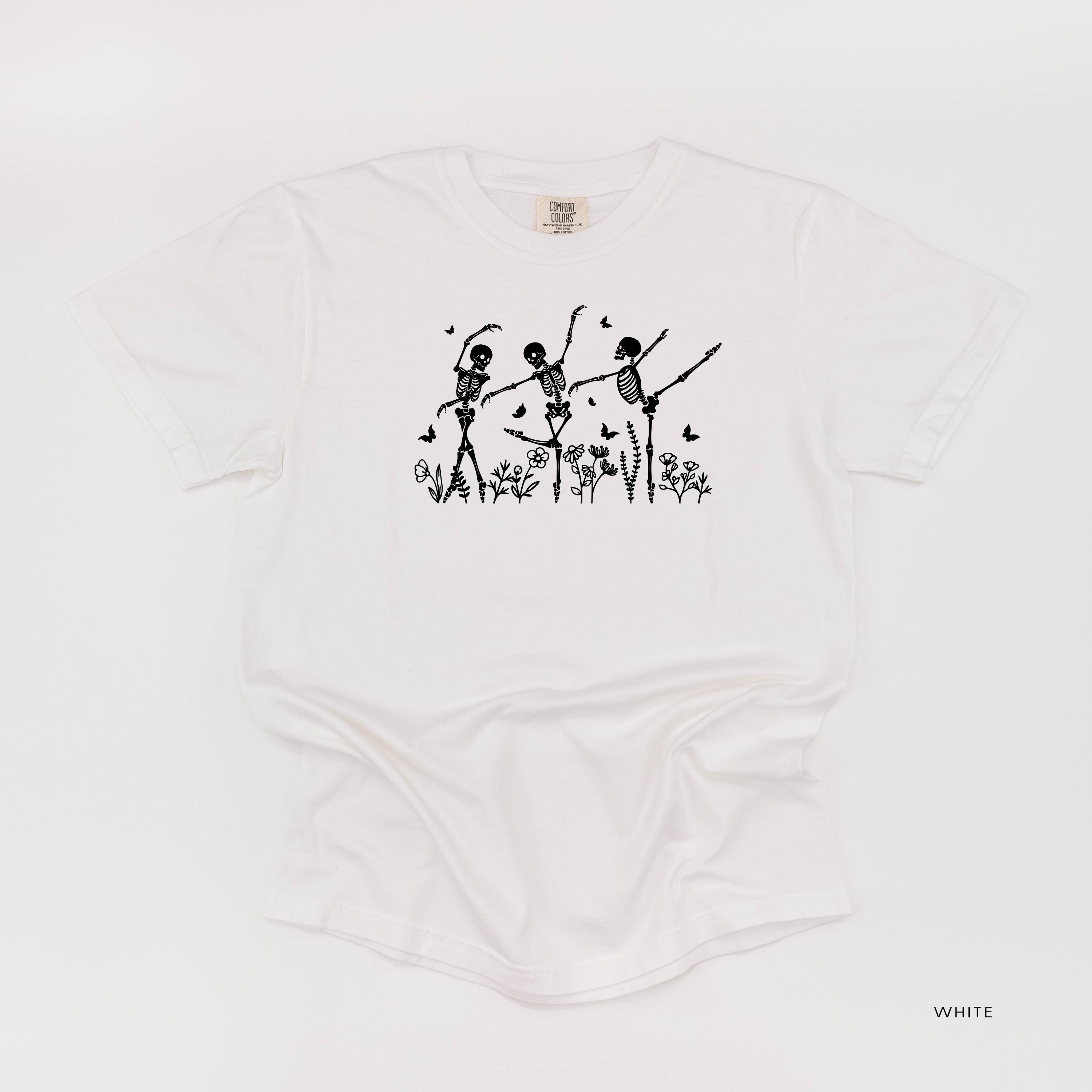 Ballerina Skellies - Comfort Colors Tee Little Mama Shirt Shop