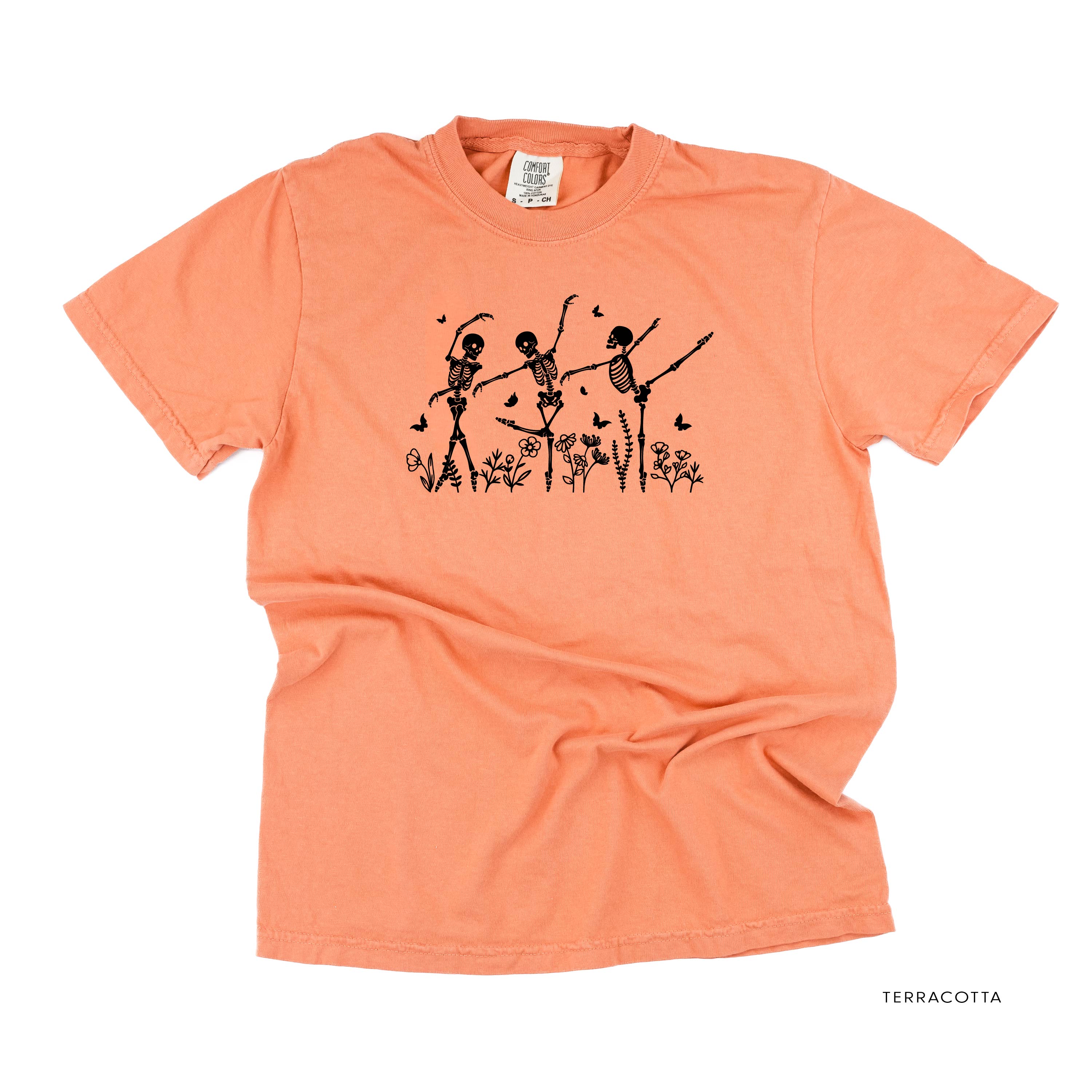 Ballerina Skellies - Comfort Colors Tee Little Mama Shirt Shop