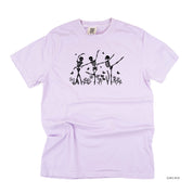 Ballerina Skellies - Comfort Colors Tee Little Mama Shirt Shop