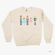 Ballerina - Whimsical Nutcracker - BASIC Fleece Little Mama Shirt Shop LLC