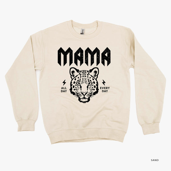 Band Tee - Leopard Mama - BASIC Fleece