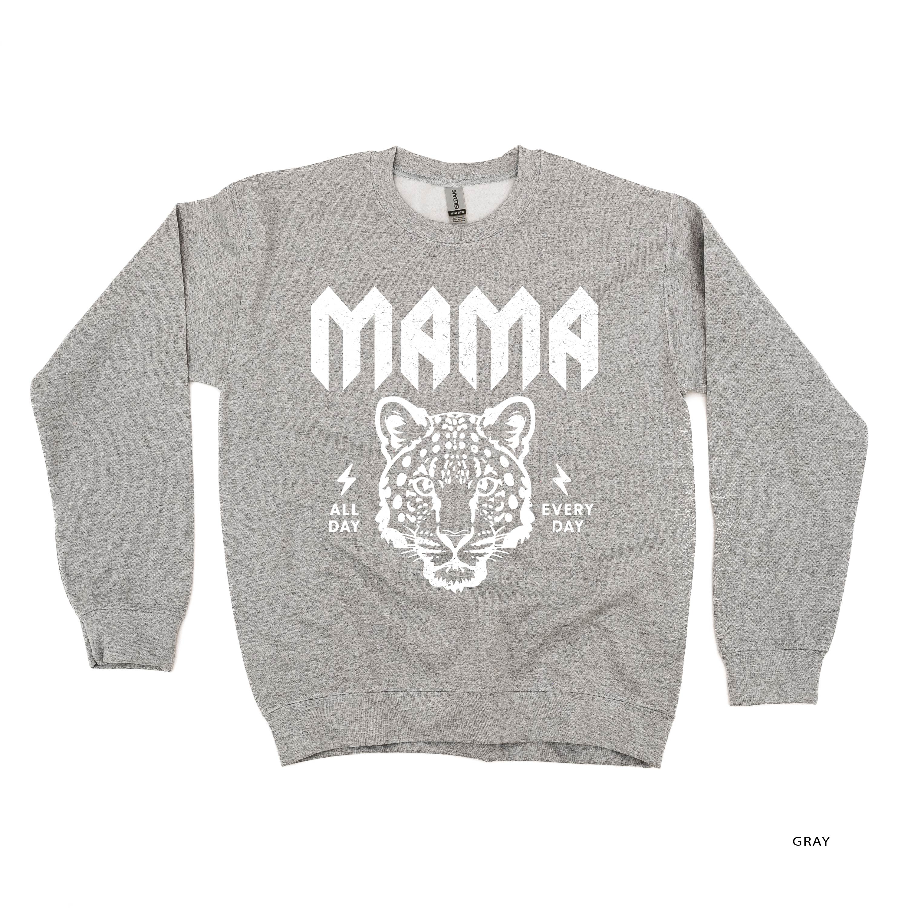 Band Tee - Leopard Mama - BASIC Fleece Little Mama Shirt Shop LLC