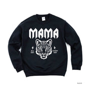 Band Tee - Leopard Mama - BASIC Fleece Little Mama Shirt Shop LLC