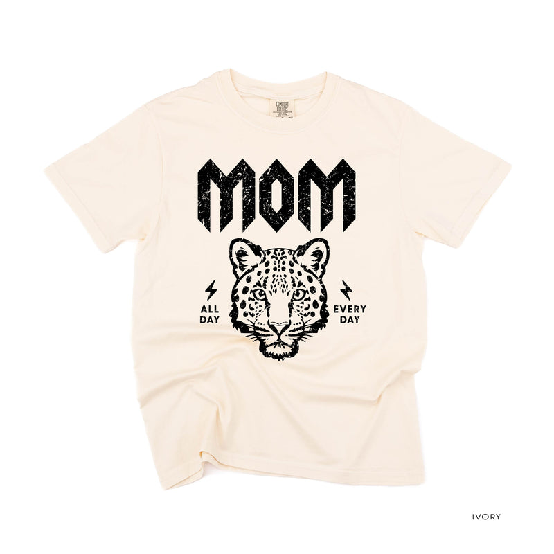 Band Tee  - Leopard Mom - Comfort Colors Tee