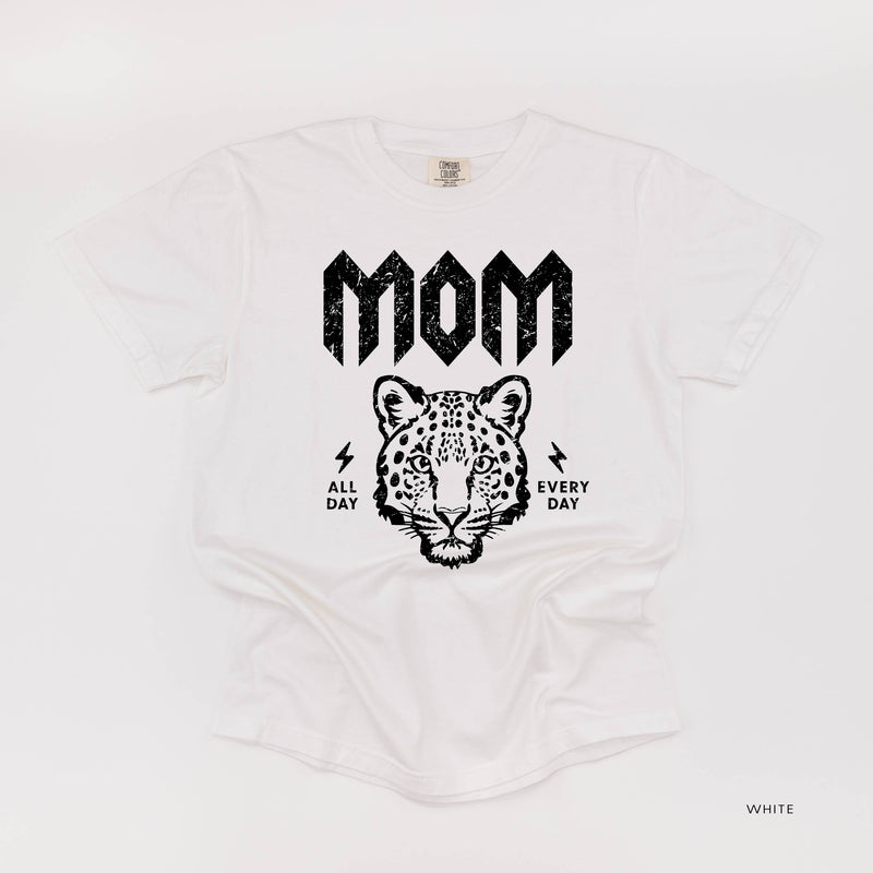 Band Tee  - Leopard Mom - Comfort Colors Tee