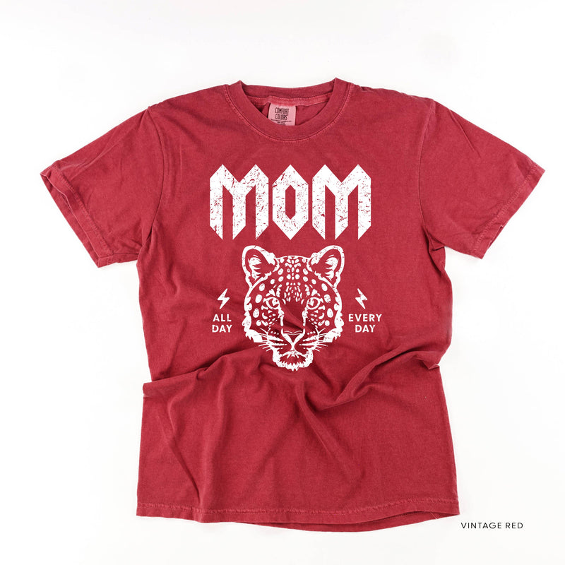 Band Tee  - Leopard Mom - Comfort Colors Tee