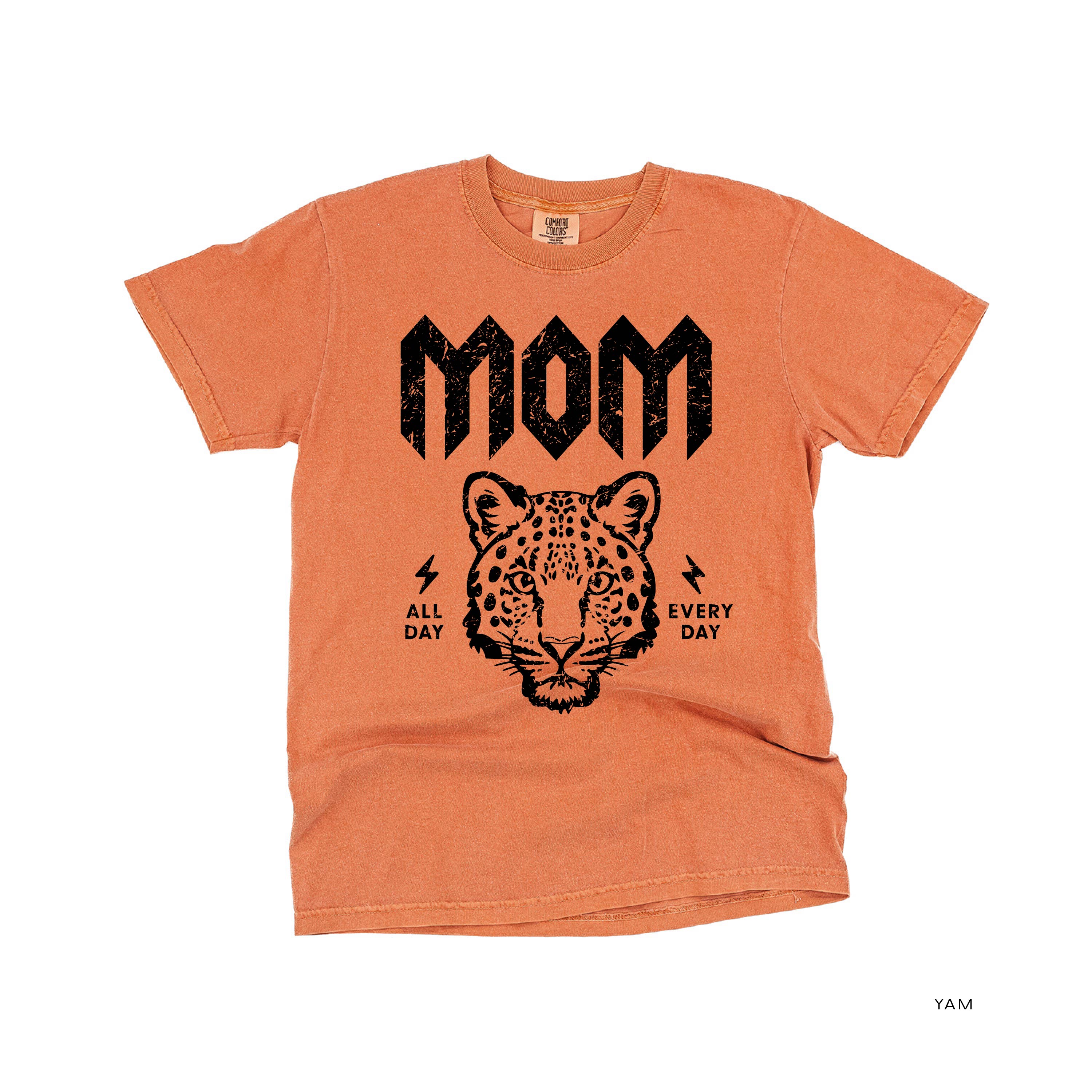 Band Tee  - Leopard Mom - Comfort Colors Tee Little Mama Shirt Shop