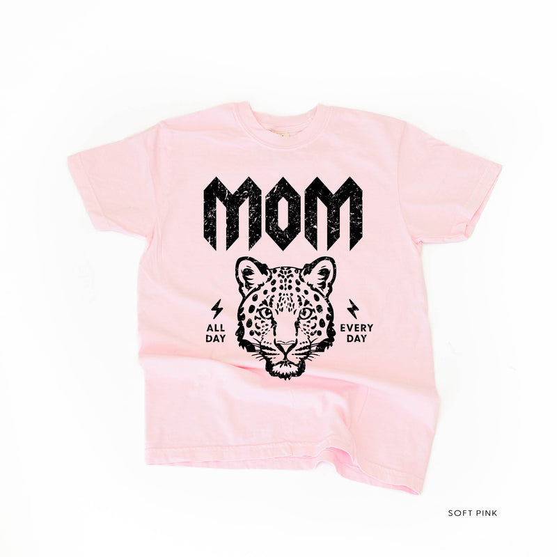 Band Tee  - Leopard Mom - Comfort Colors Tee