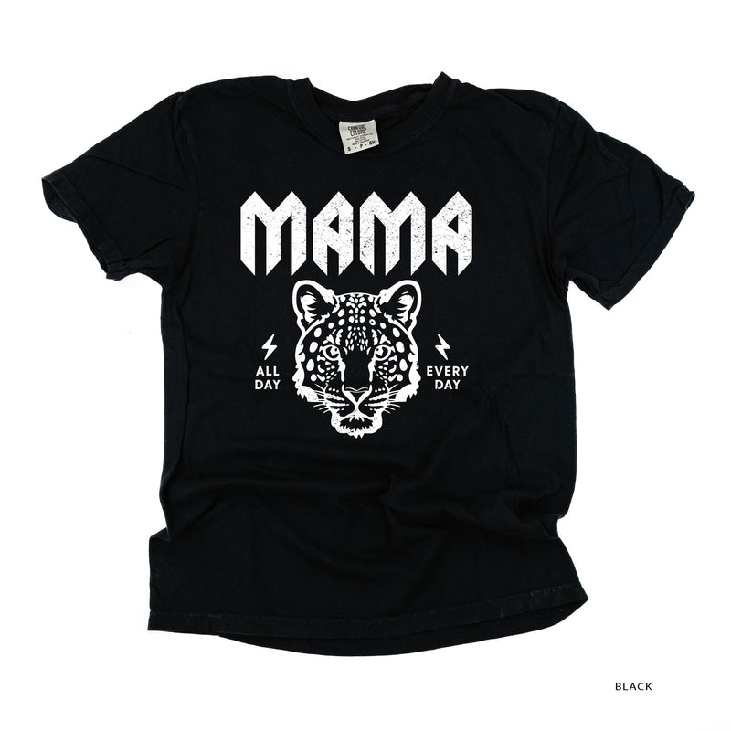 Band Tee  - Leopard Mama - Comfort Colors Tee