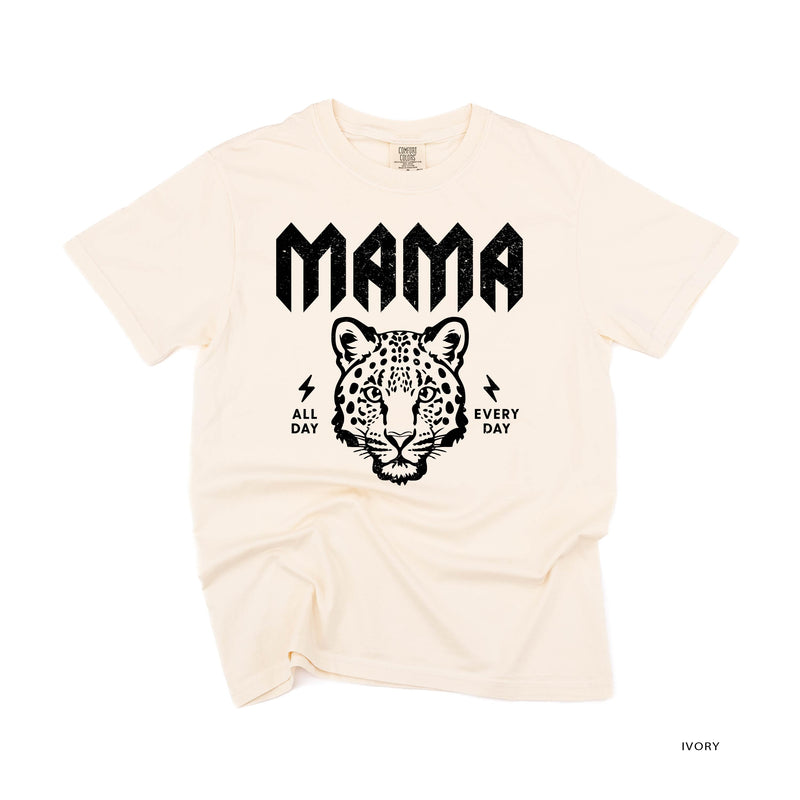 Band Tee  - Leopard Mama - Comfort Colors Tee