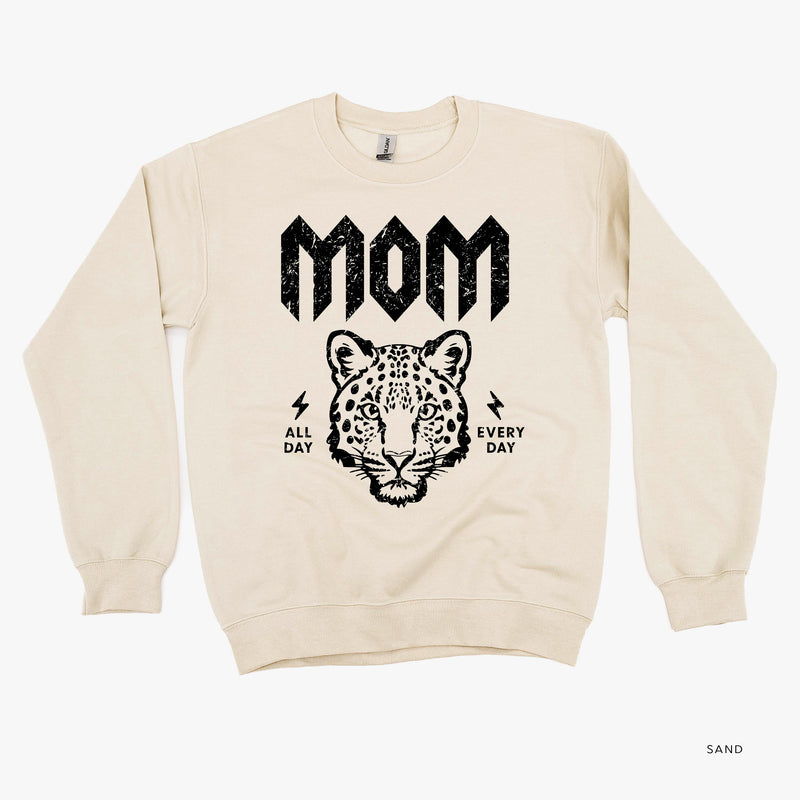 Band Tee  - Leopard Mom - BASIC Fleece