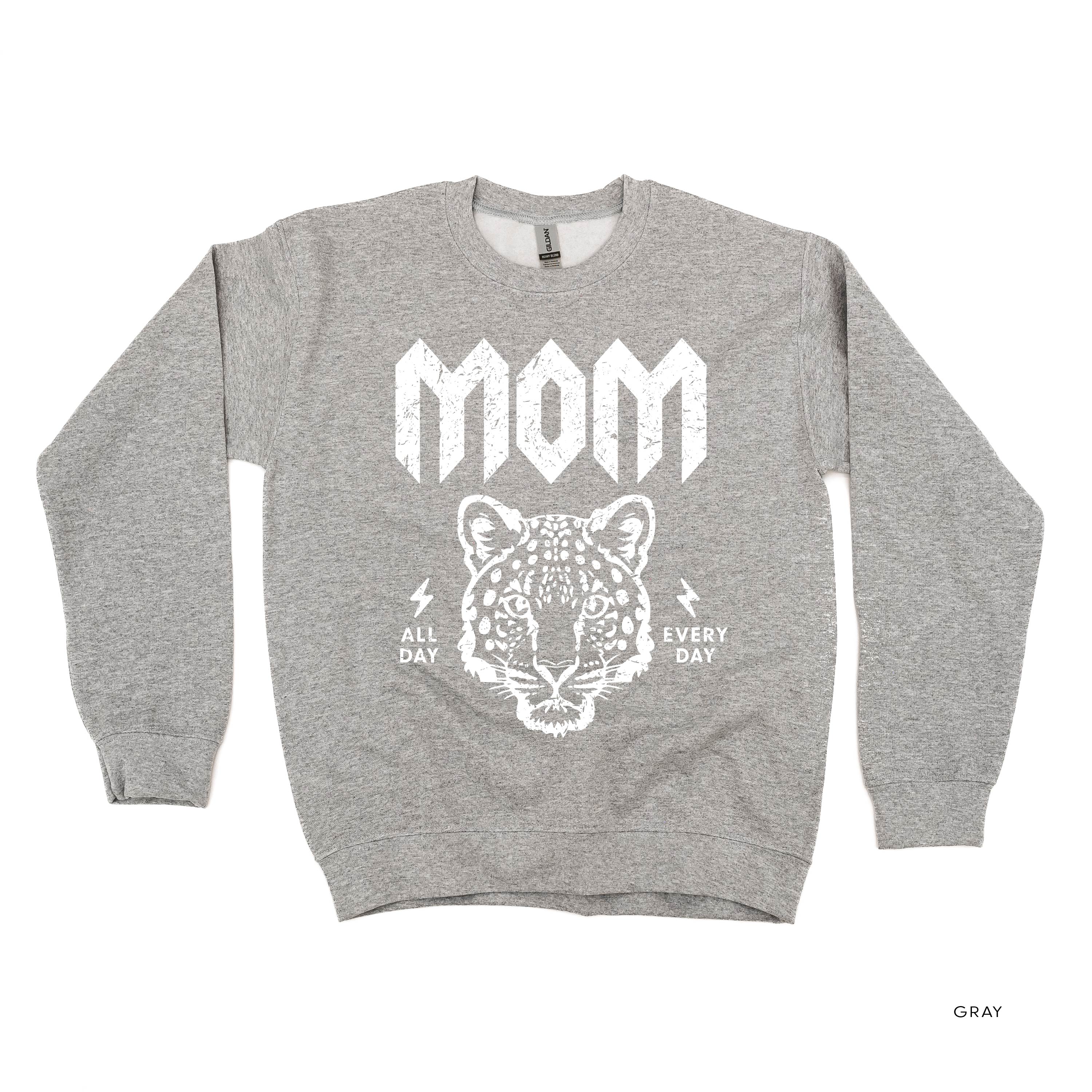 Band Tee  - Leopard Mom - BASIC Fleece