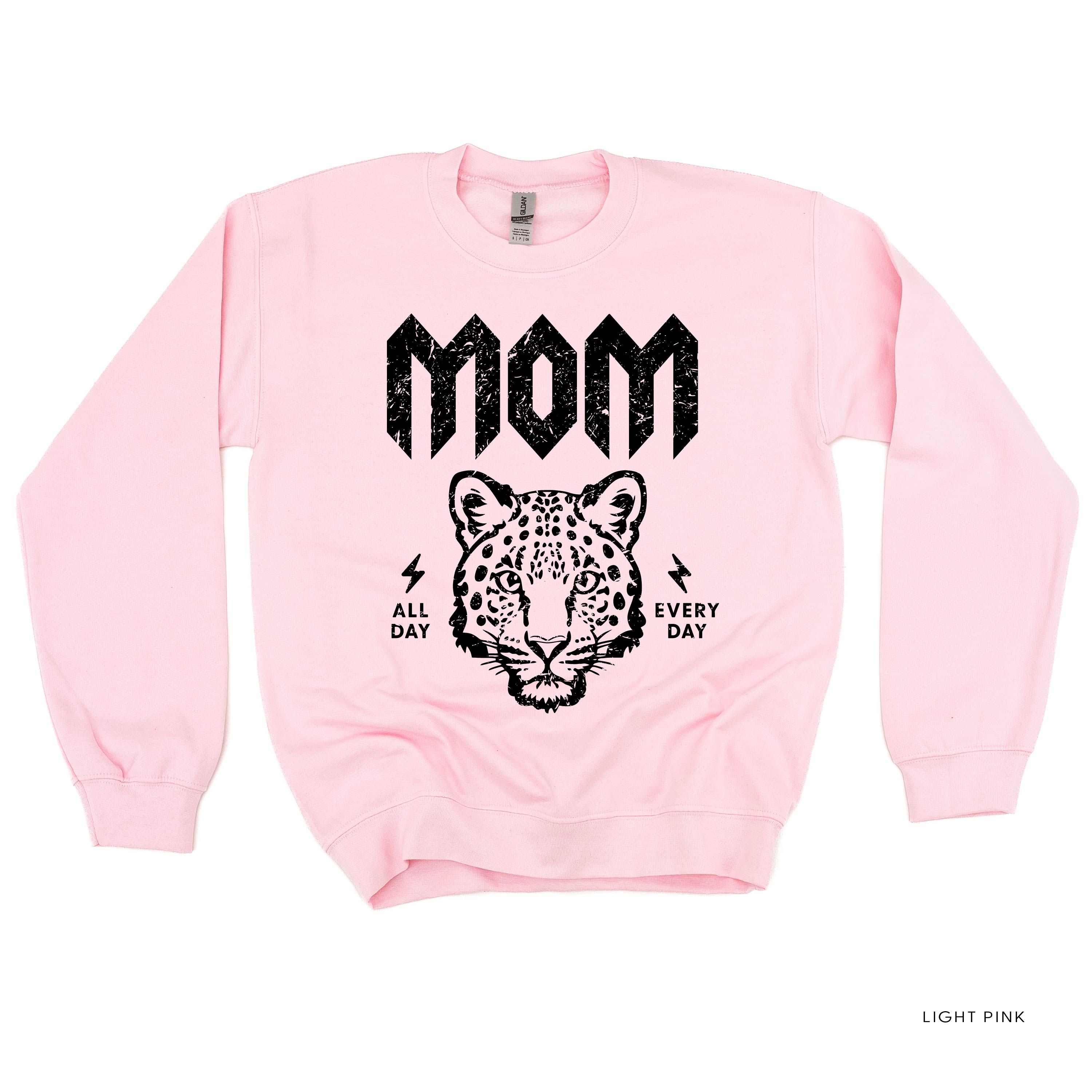 Band Tee  - Leopard Mom - BASIC Fleece