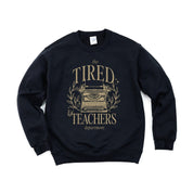 Teacher - The Tired Teachers Department - BASIC Fleece Little Mama Shirt Shop LLC