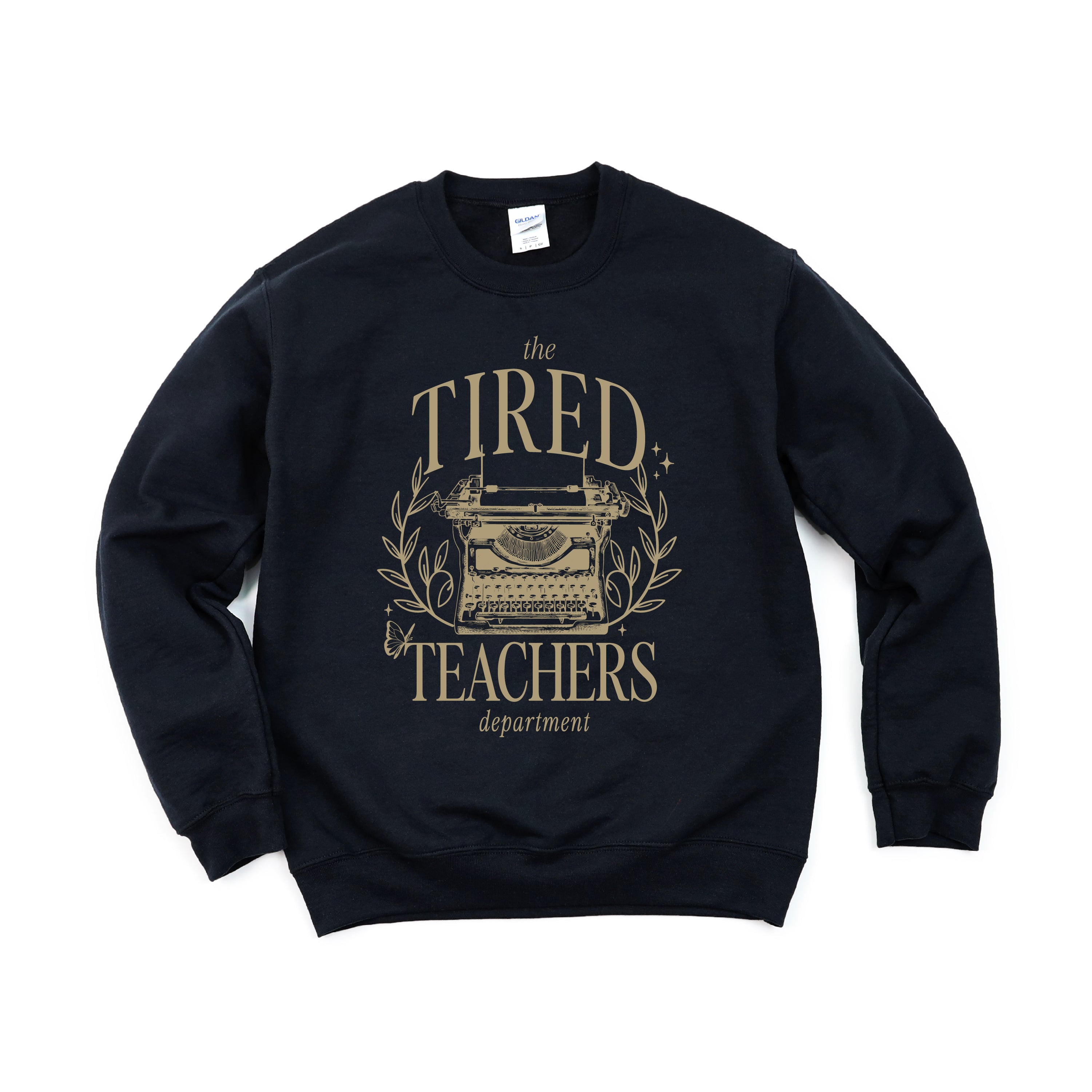 Teacher - The Tired Teachers Department - BASIC Fleece Little Mama Shirt Shop LLC