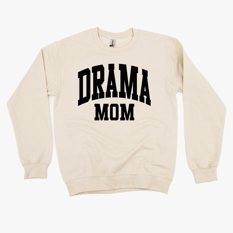 Varsity Style - DRAMA MOM - BASIC FLEECE CREWNECK