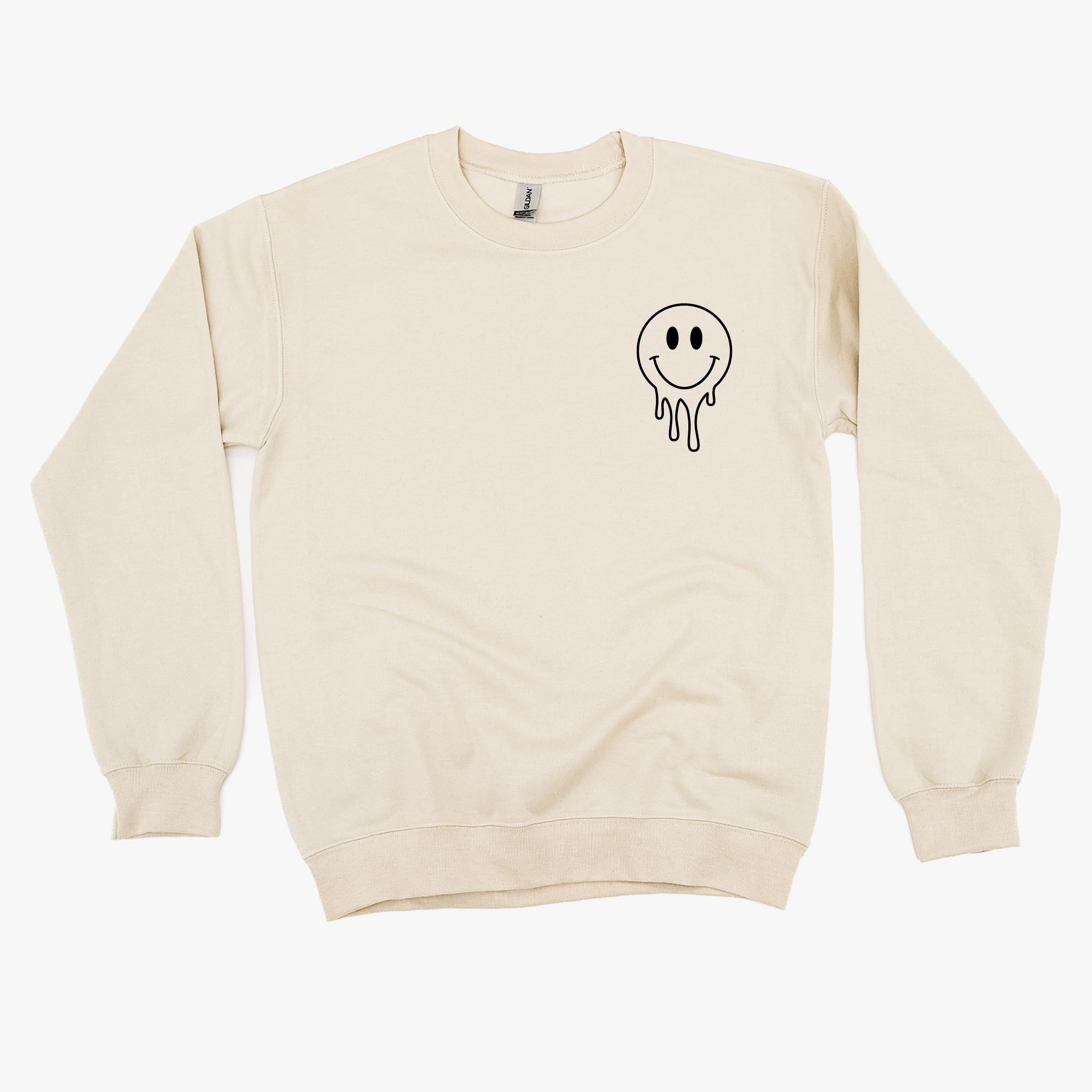 Living My Best Educator Life - Melty Smiley (pf & b)  - BASIC Fleece Little Mama Shirt Shop LLC