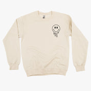 Living My Best Librarian Life - Melty Smiley (pf & b) - BASIC Fleece Little Mama Shirt Shop LLC