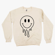 One of Those Home School Days - Melty Smiley (f & b) - BASIC Fleece Little Mama Shirt Shop LLC