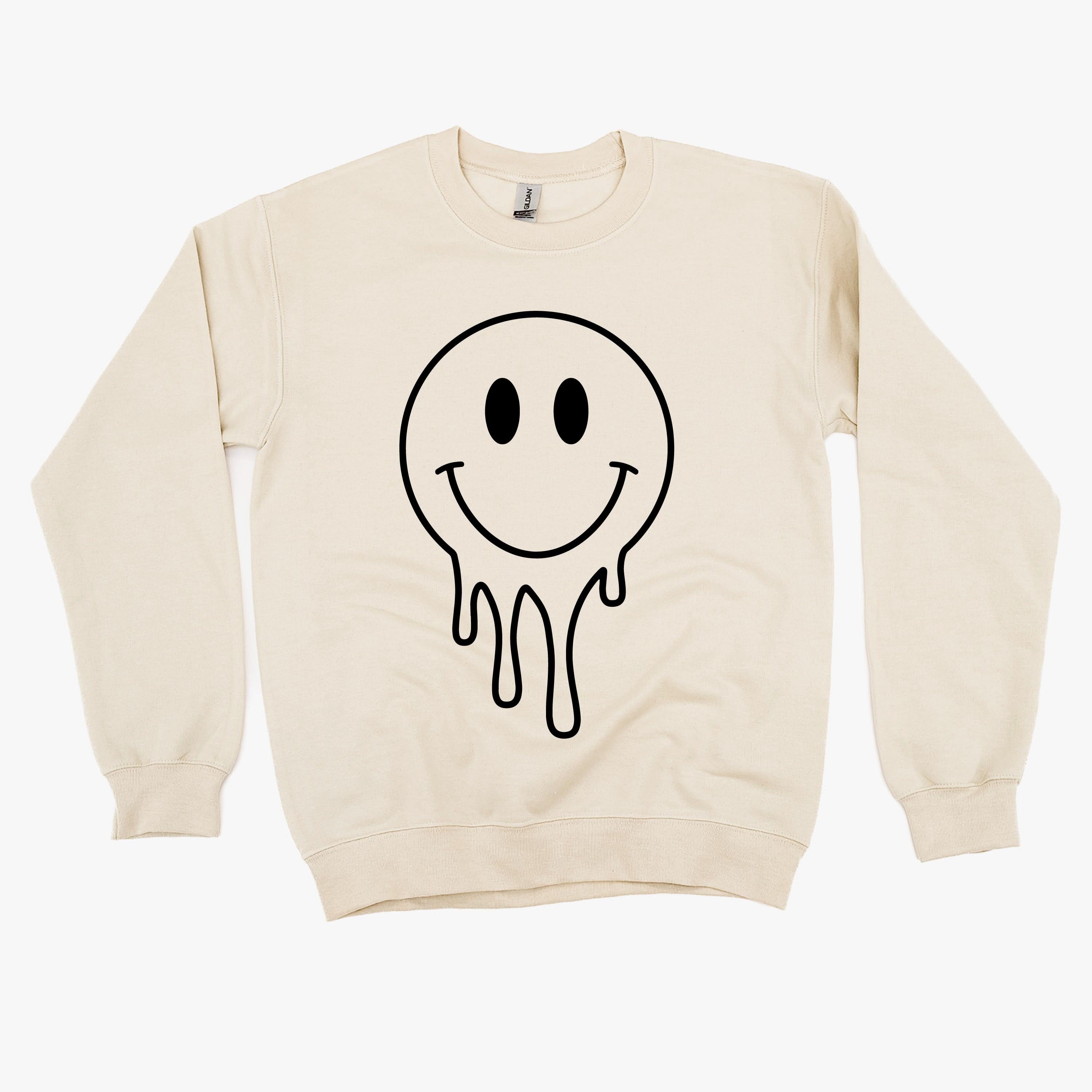 One of Those Home School Days - Melty Smiley (f & b) - BASIC Fleece Little Mama Shirt Shop LLC