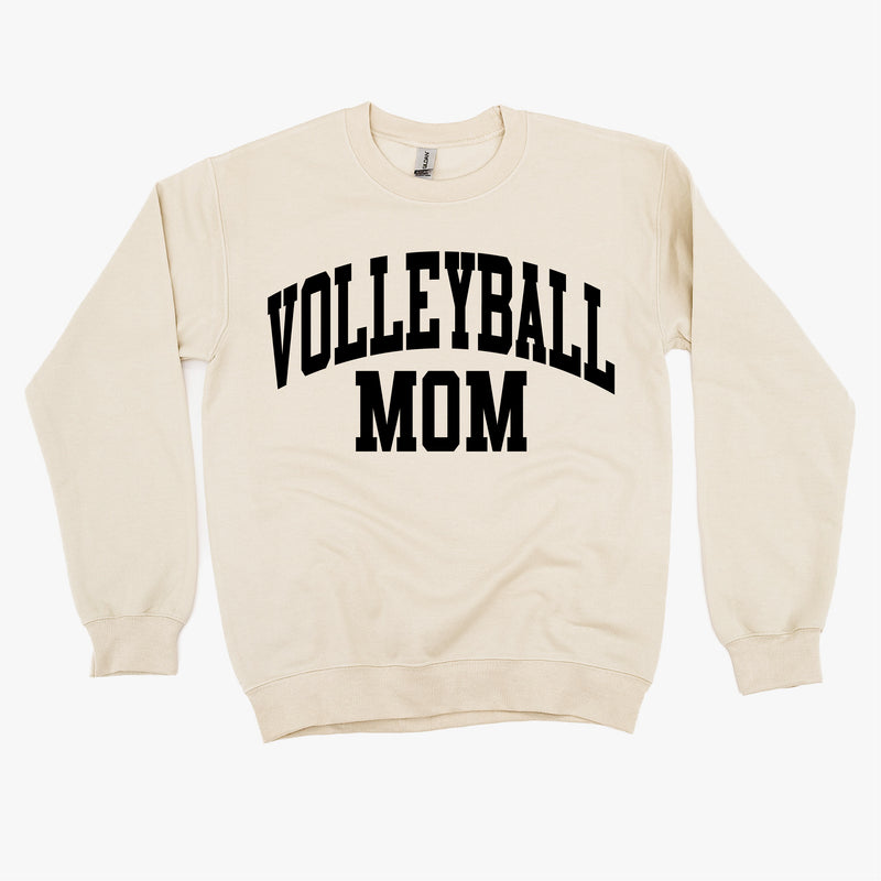 Varsity Style - VOLLEYBALL MOM - BASIC FLEECE CREWNECK