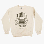 Teacher - The Tired Teachers Department - BASIC Fleece Little Mama Shirt Shop LLC