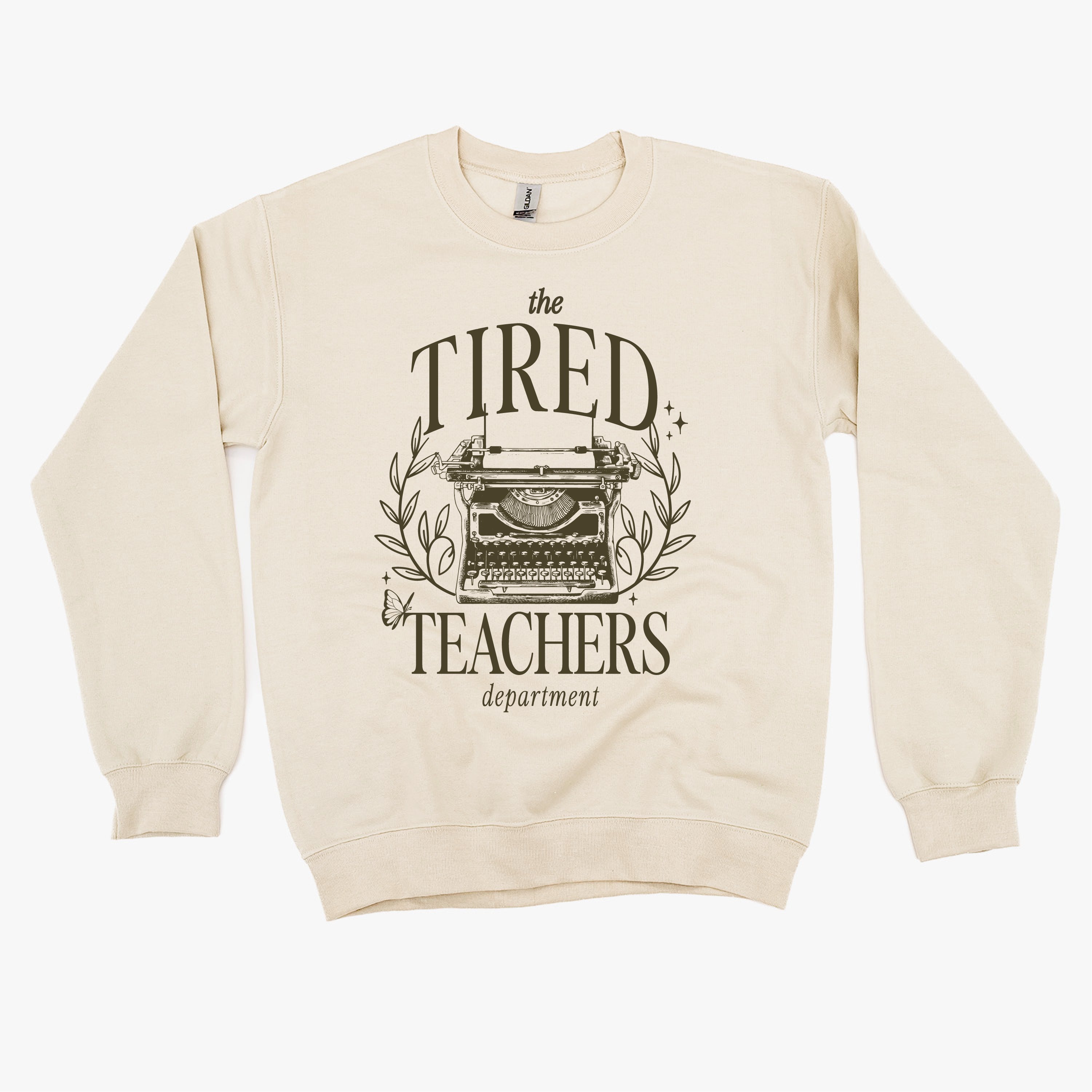 Teacher - The Tired Teachers Department - BASIC Fleece Little Mama Shirt Shop LLC
