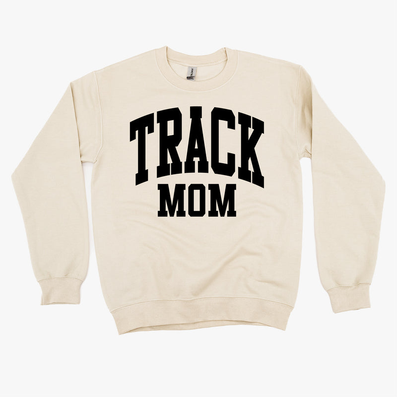 Varsity Style - TRACK MOM - BASIC FLEECE CREWNECK