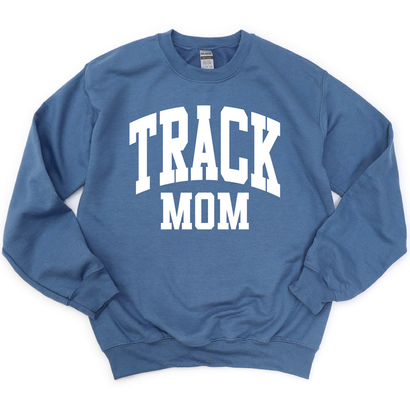 Varsity Style - TRACK MOM - BASIC FLEECE CREWNECK