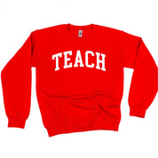 Teach (Varsity) - BASIC Fleece Little Mama Shirt Shop LLC