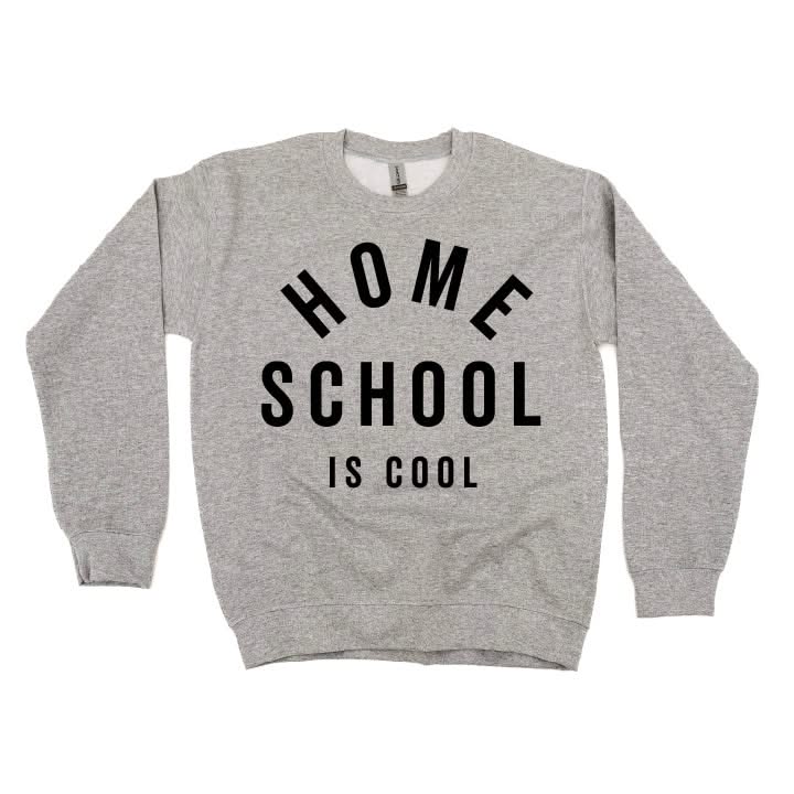 Home School Is Cool  - BASIC Fleece Little Mama Shirt Shop LLC