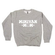 Minivan Mom - Smiley Face (f & b) - BASIC Fleece Little Mama Shirt Shop LLC