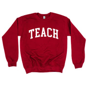 Teach (Varsity) - BASIC Fleece Little Mama Shirt Shop LLC