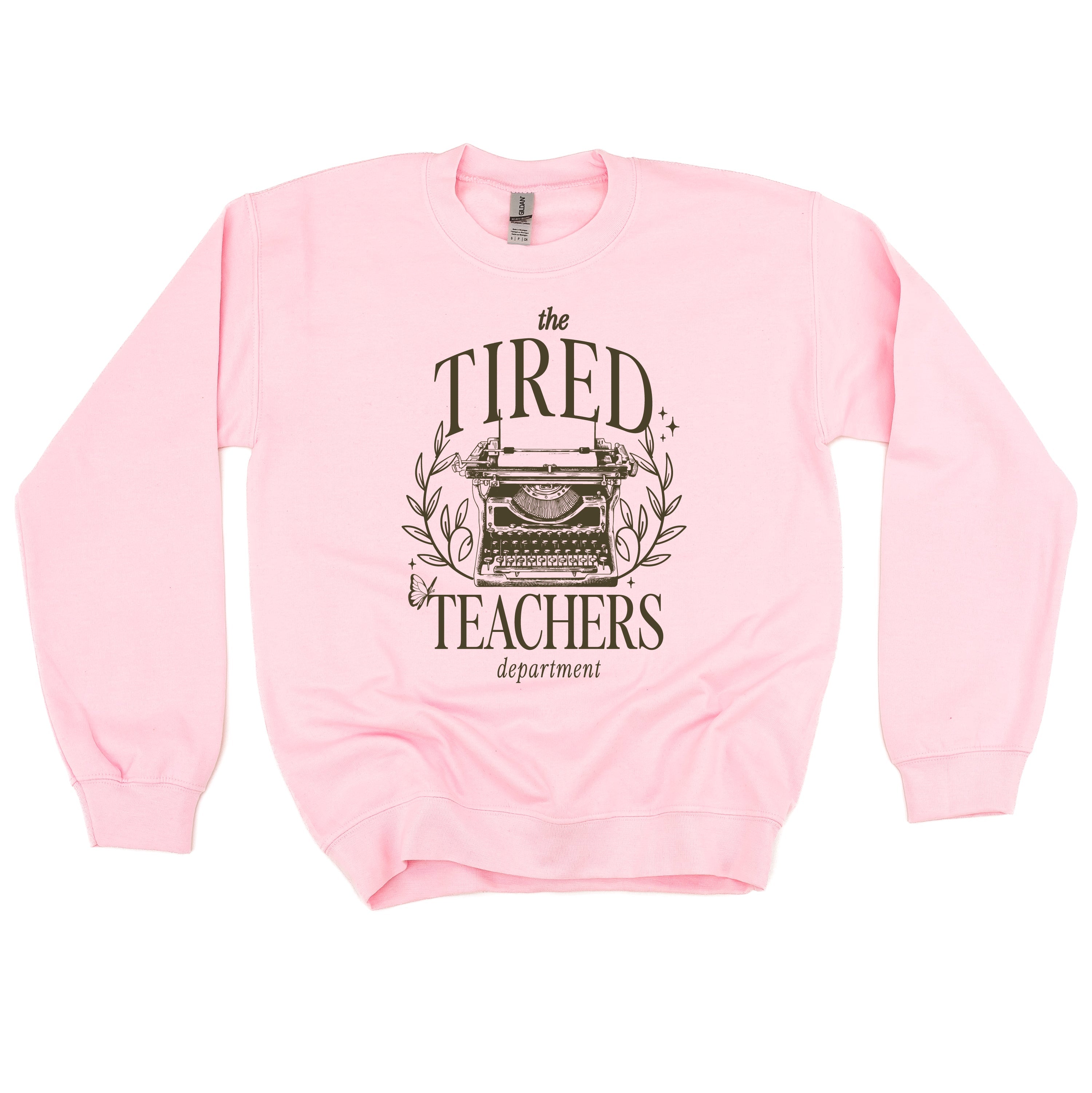 Teacher - The Tired Teachers Department - BASIC Fleece Little Mama Shirt Shop LLC