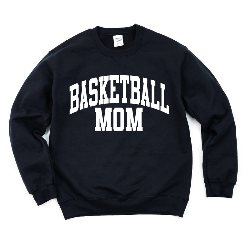 Varsity Style - BASKETBALL MOM - BASIC FLEECE CREWNECK