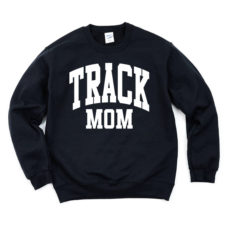 Varsity Style - TRACK MOM - BASIC FLEECE CREWNECK