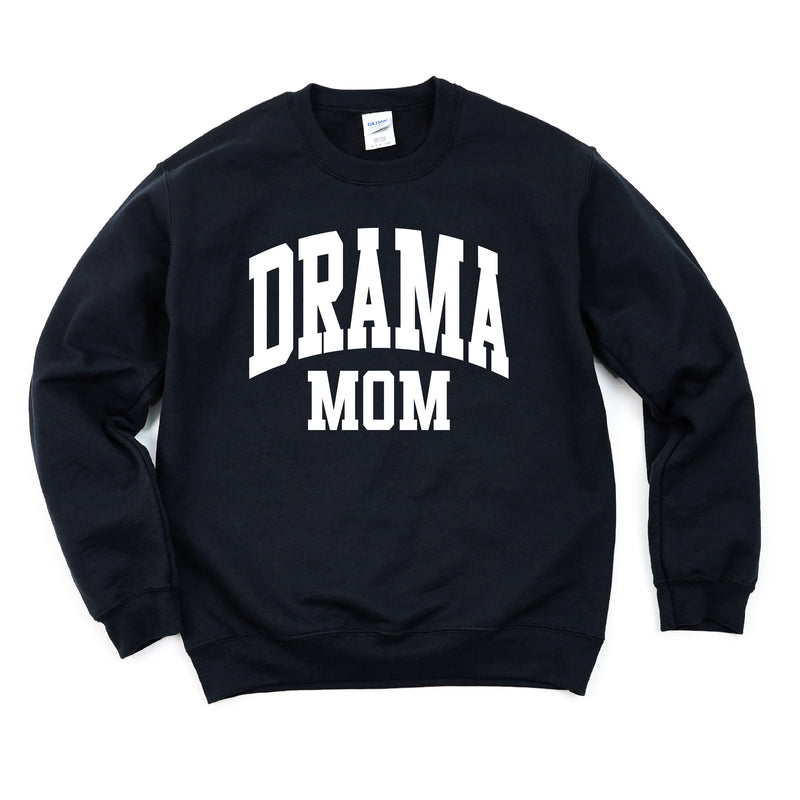 Varsity Style - DRAMA MOM - BASIC FLEECE CREWNECK