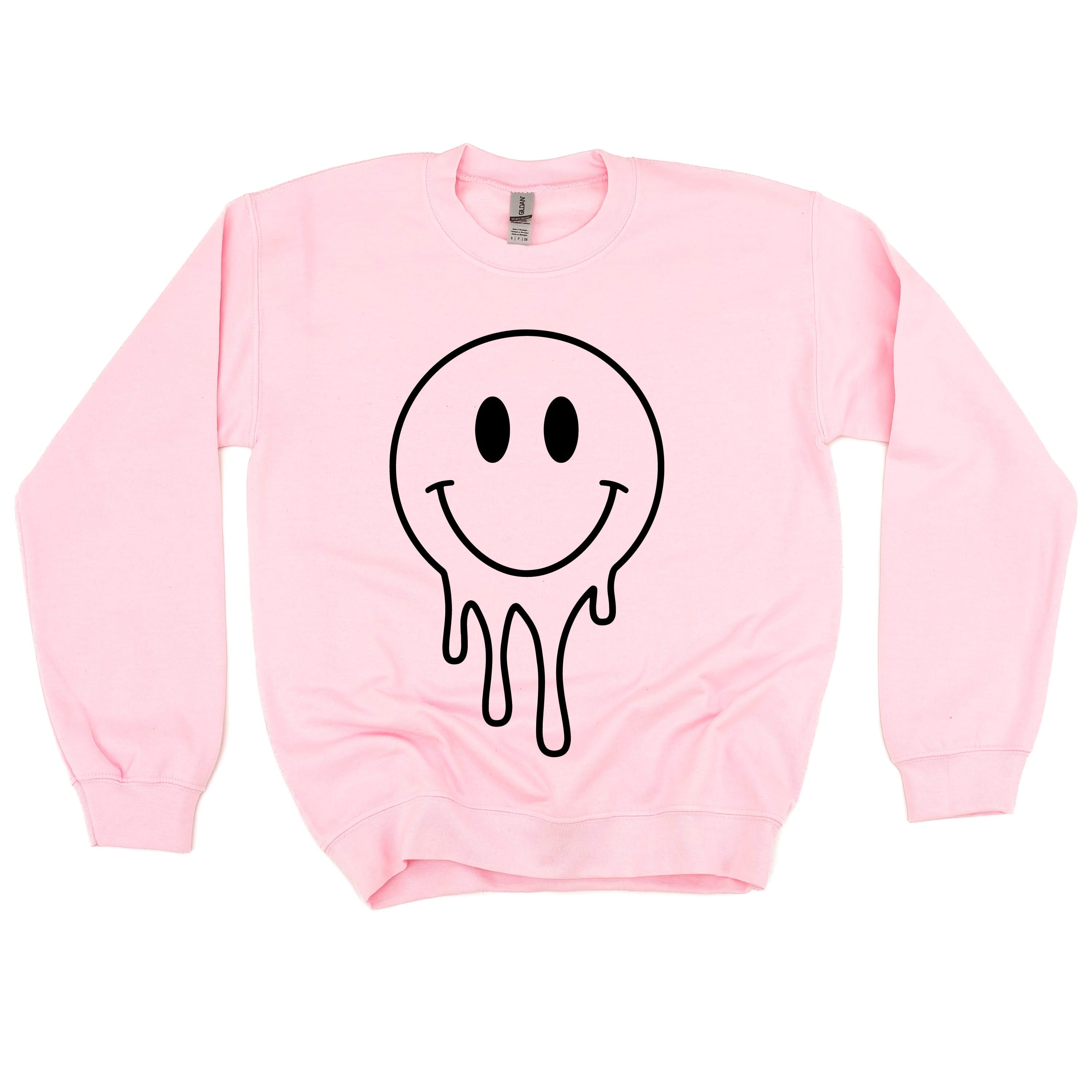 One of Those Home School Days - Melty Smiley (f & b) - BASIC Fleece Little Mama Shirt Shop LLC