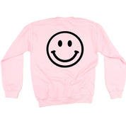 Minivan Mom - Smiley Face (f & b) - BASIC Fleece Little Mama Shirt Shop LLC