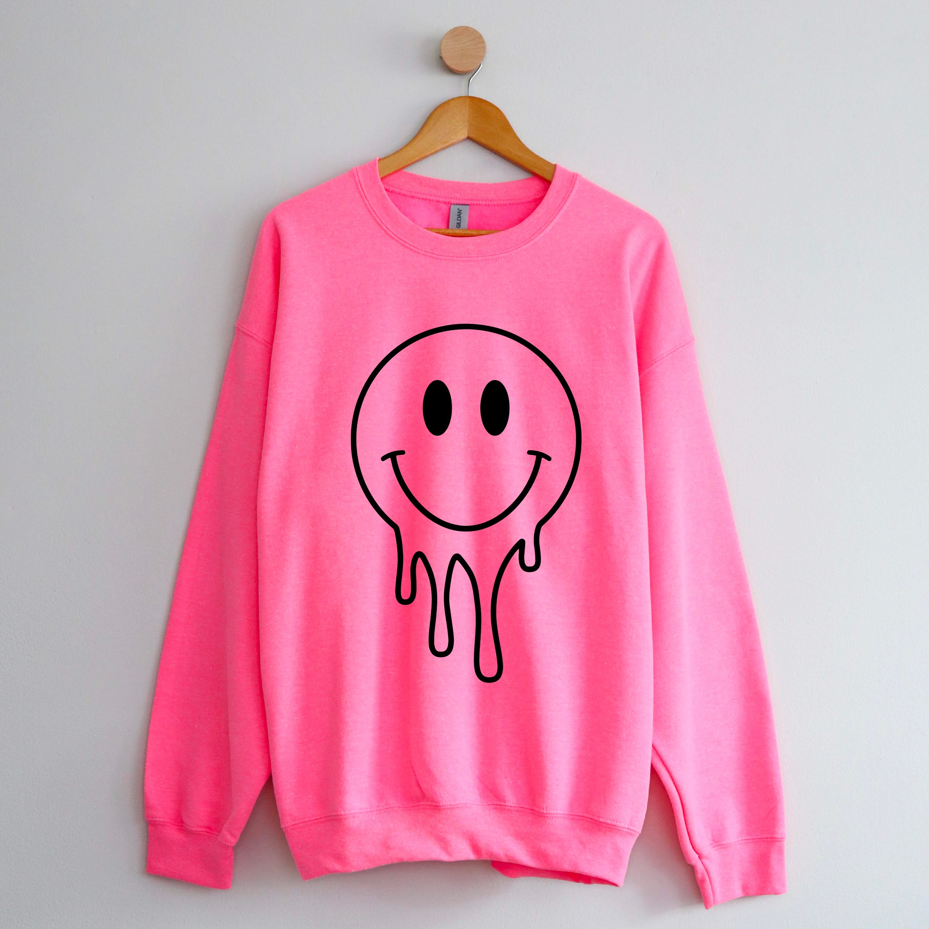 Melty Smiley (Full) - BASIC Fleece Little Mama Shirt Shop LLC