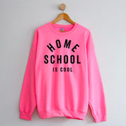 Home School Is Cool  - BASIC Fleece Little Mama Shirt Shop LLC