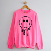 One of Those School Days - Melty Smiley (f & b) - BASIC Fleece Little Mama Shirt Shop LLC