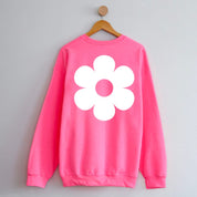 I'm Not a Regular Teacher I'm a Cool Teacher - Flower (f & b) - BASIC Fleece Little Mama Shirt Shop LLC