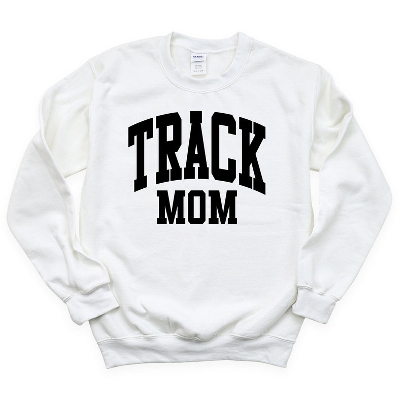 Varsity Style - TRACK MOM - BASIC FLEECE CREWNECK