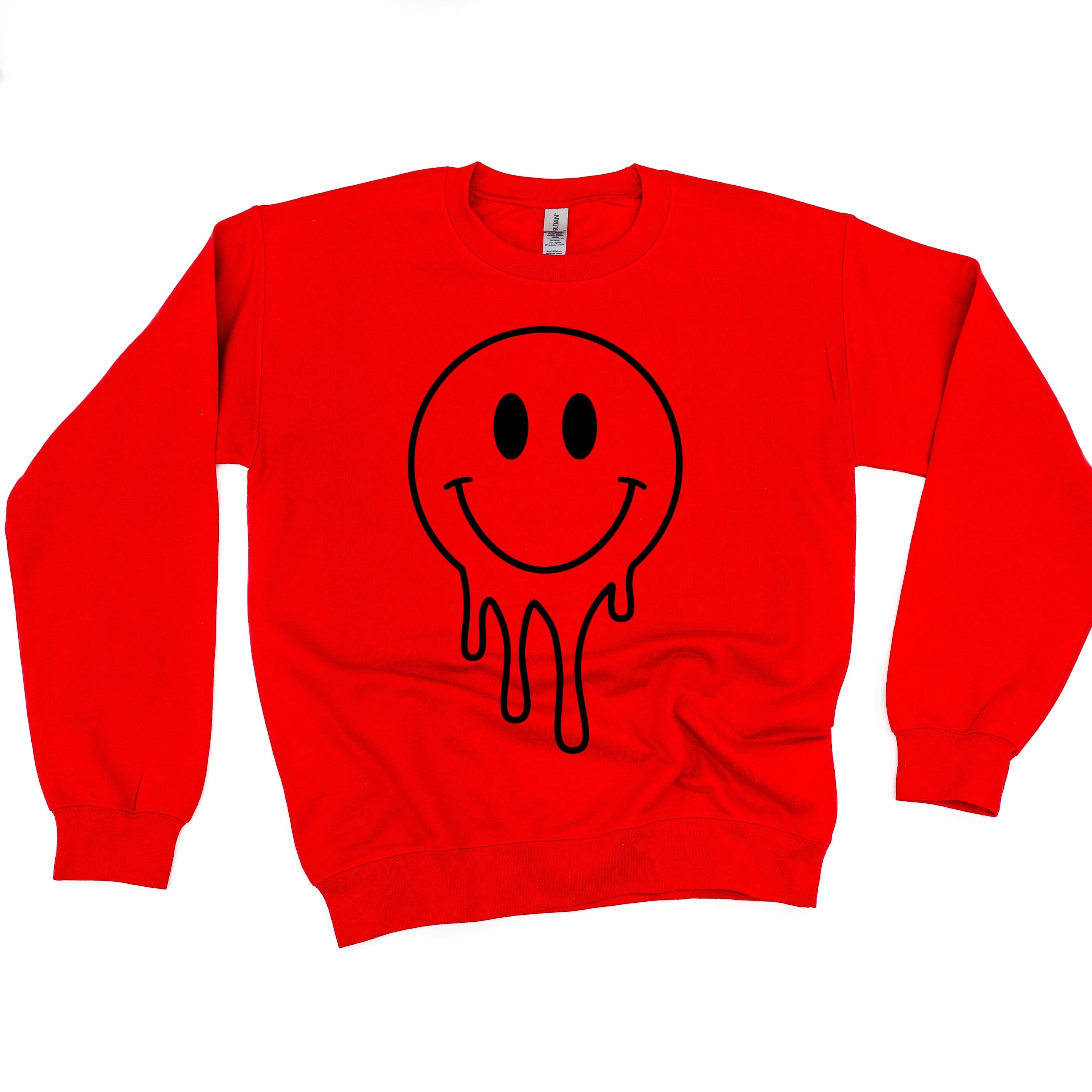 One of Those Home School Days - Melty Smiley (f & b) - BASIC Fleece Little Mama Shirt Shop LLC