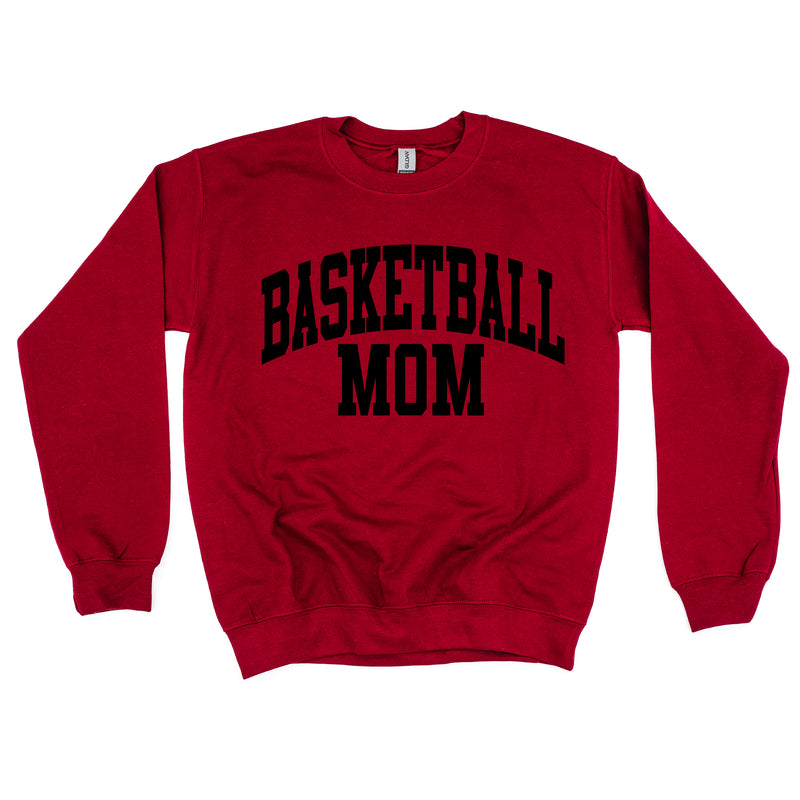 Varsity Style - BASKETBALL MOM - BASIC FLEECE CREWNECK