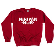 Minivan Mom - Smiley Face (f & b) - BASIC Fleece Little Mama Shirt Shop LLC