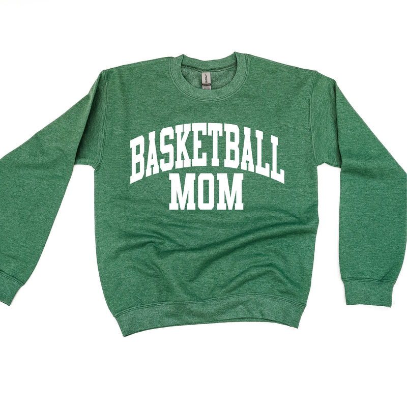 Varsity Style - BASKETBALL MOM - BASIC FLEECE CREWNECK