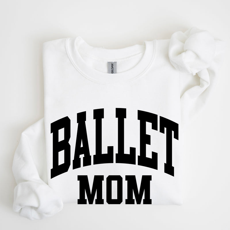 Varsity Style - BALLET MOM - BASIC FLEECE CREWNECK